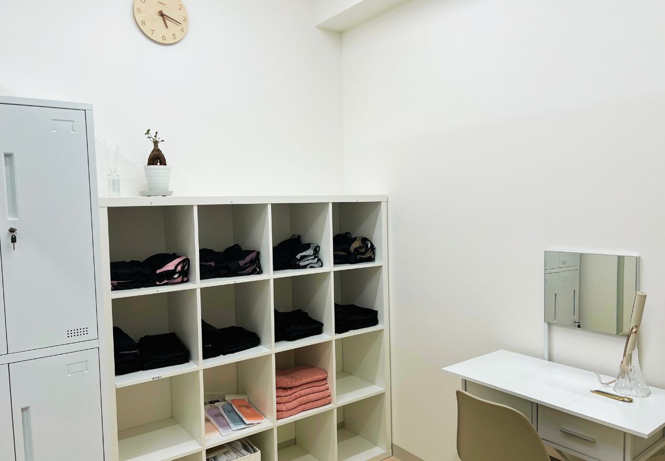 スタジオの更衣室